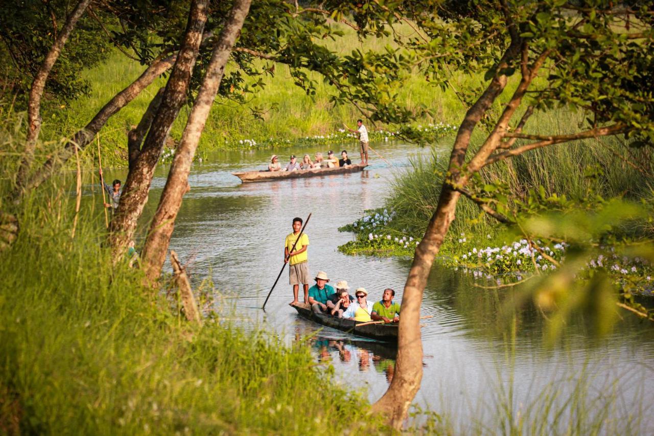 Hotel Tharu Garden, Sauraha Dış mekan fotoğraf